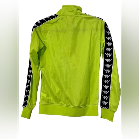 Kappa Lime Green Track Jacket - Picture 2 of 8